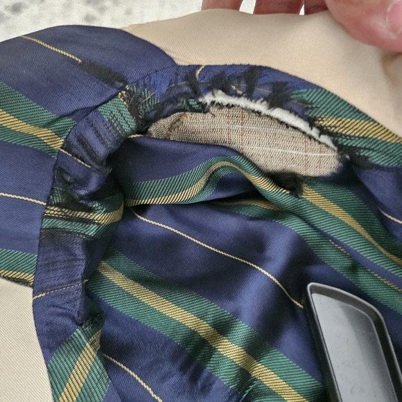 Nautica Men's Brown Elegant Formal Plaid Business occasion Blazer Jacket Size - Picture 10 of 16